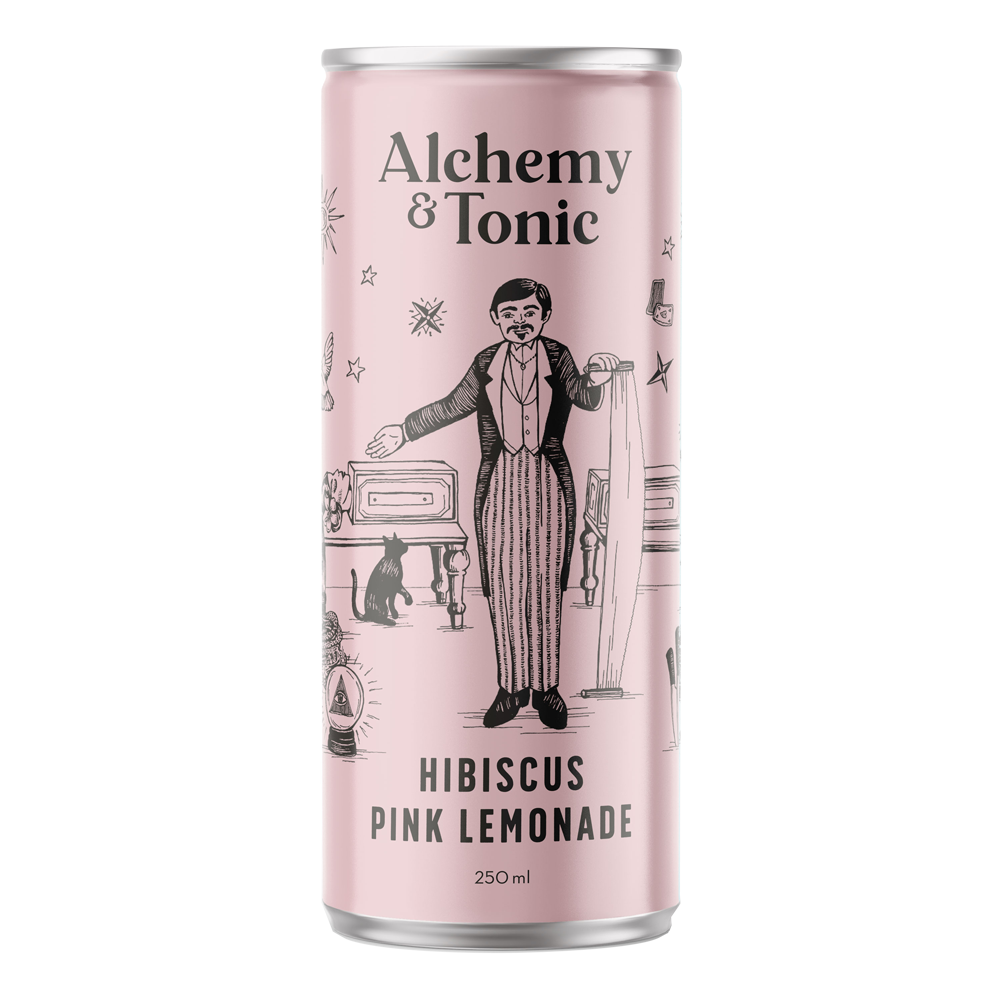 Hibiscus Pink Lemonade - 250mL 4 Pack