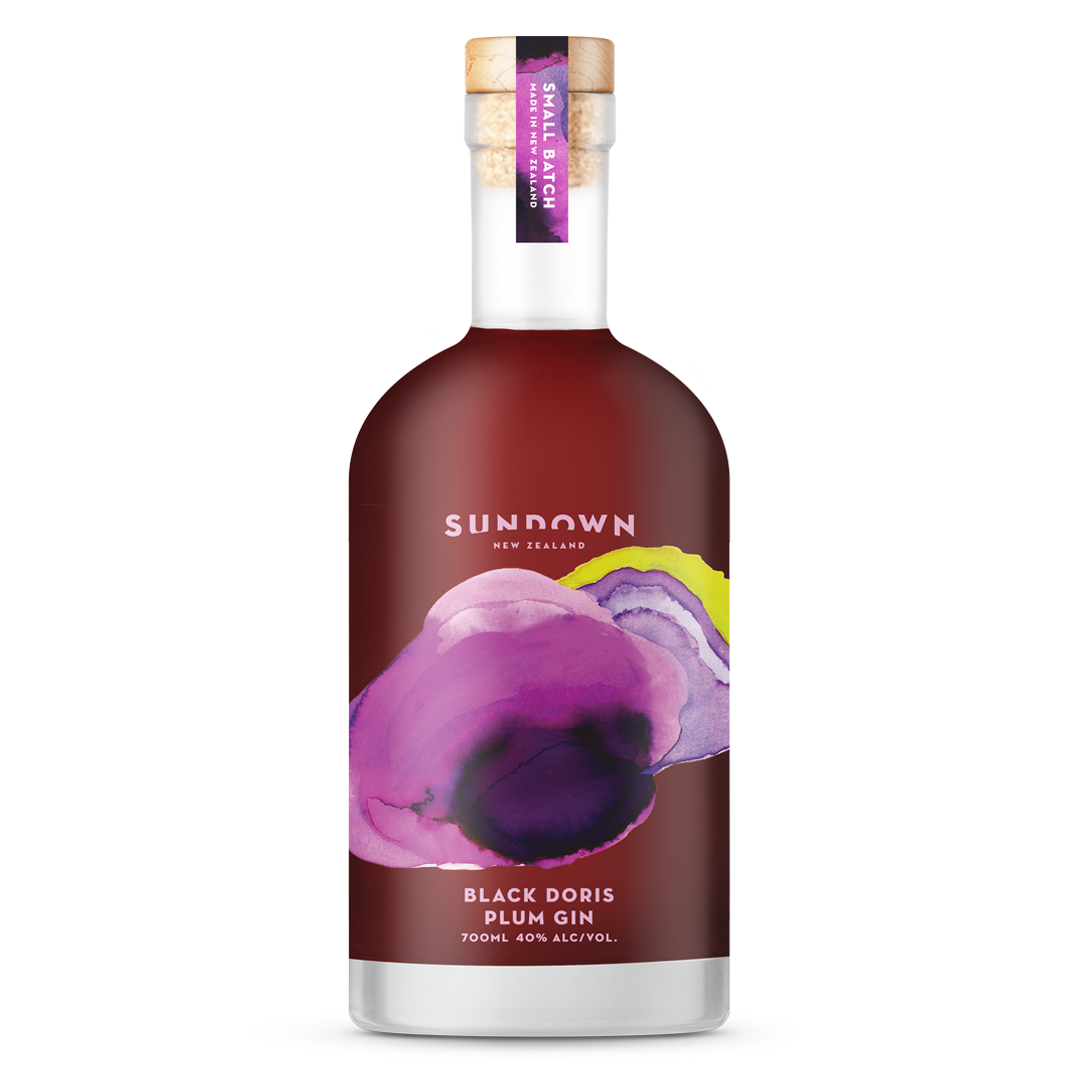 SUNDOWN Black Doris Plum Gin